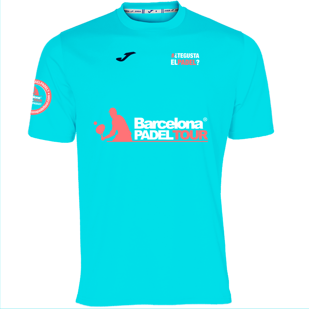 Camiseta Barcelona Padel Tour Joma hombre azul turquesa – BARCELONA PADEL  TOUR