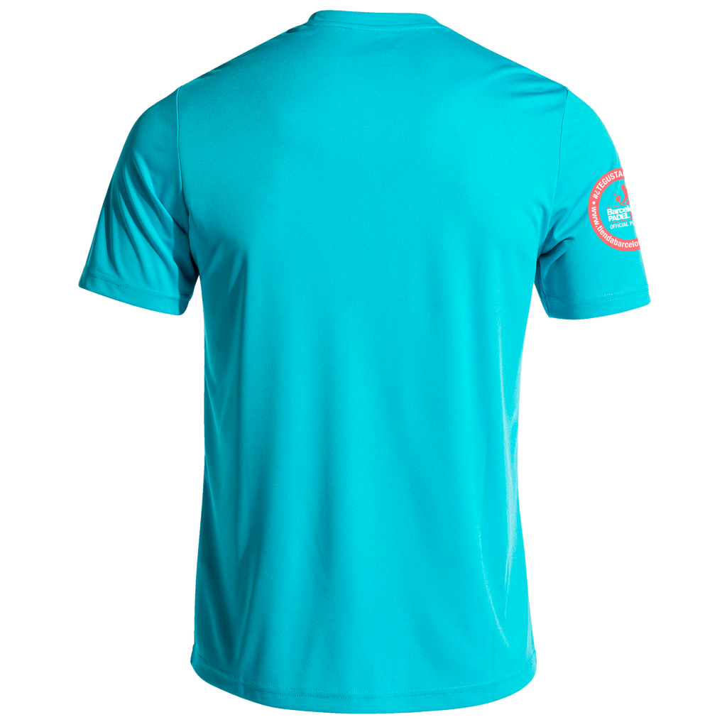 Camiseta Joma Challenge turquesa, elástica - Zona de Padel