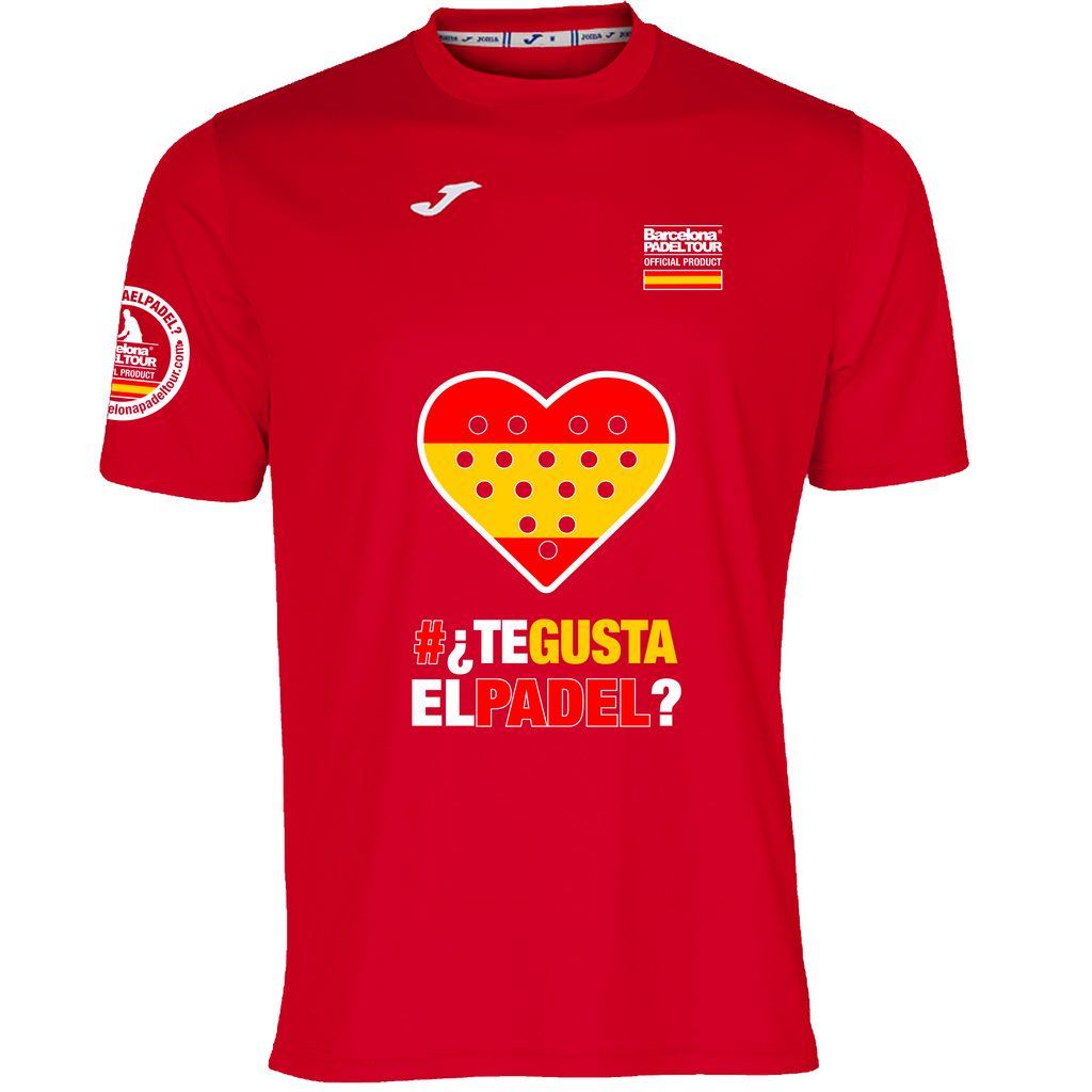 Camiseta Barcelona Padel Tour Joma hombre Te gusta el padel España  – BARCELONA  PADEL TOUR