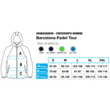 Cortavientos Barcelona Padel Tour verde fluor