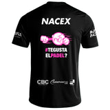 Camiseta de padel de hombre Barcelona Padel Tour Xpress by Nacex Negra