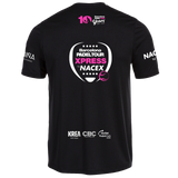 Camiseta de padel de hombre Barcelona Padel Tour Xpress by Nacex negra