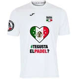 Camiseta Barcelona Padel Tour Joma hombre "Do you like padel?" México color blanco