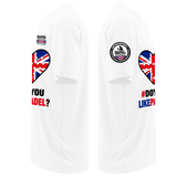 Camiseta Barcelona Padel Tour Joma hombre "Do you like padel?" Gran Bretaña color blanco