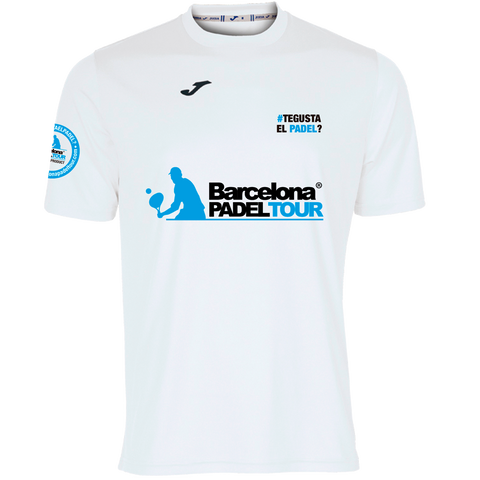 Camiseta Barcelona Padel Tour Joma hombre blanca – BARCELONA PADEL TOUR