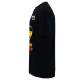 Camiseta Barcelona Padel Tour Joma hombre "Du magst die padel?" Alemania negra