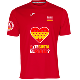 Camiseta Barcelona Padel Tour Joma hombre "Te gusta el padel" España "La roja"