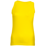 Camiseta Barcelona Padel Tour Joma mujer de tirantes color amarillo