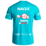 Camiseta de padel de hombre Barcelona Padel Tour Xpress by Nacex Azul turquesa fluor