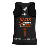 Camiseta Barcelona Padel Tour Xpress by Nacex Joma mujer de tirantes negra