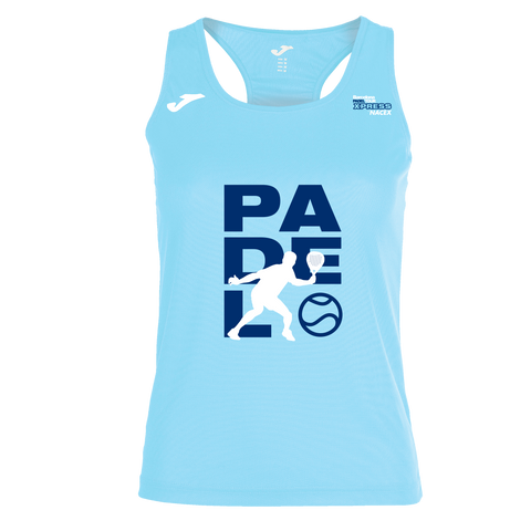 Camiseta Barcelona Padel Tour Xpress by Nacex Joma mujer color Azul celeste