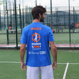 Camiseta de padel de hombre Barcelona Padel Tour Xpress by Nacex azul royal
