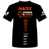Camiseta Barcelona Padel Tour Xpress by Nacex Joma hombre negra
